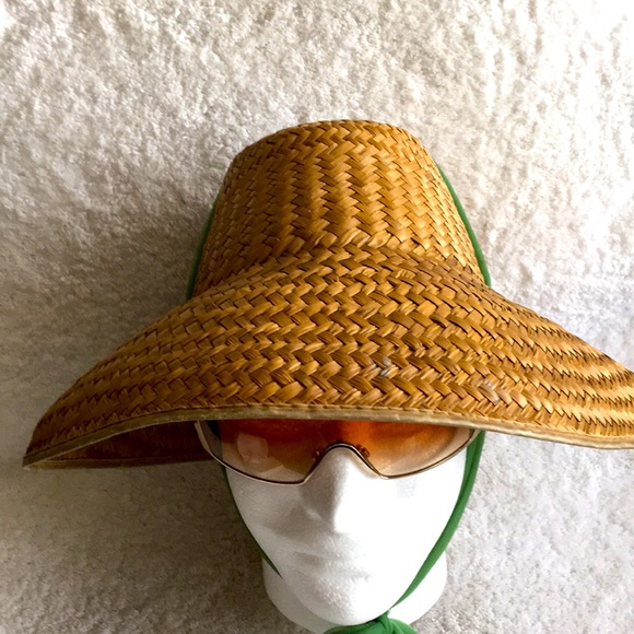 Garden/Beach Summer Pool side Large woven Hat - Picture 5 of 6